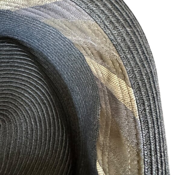 Goorin Bros Sz XL Fedora Cap Hat Banded Black Derby Dapper Retro Paper Clean 22" - Picture 8 of 16